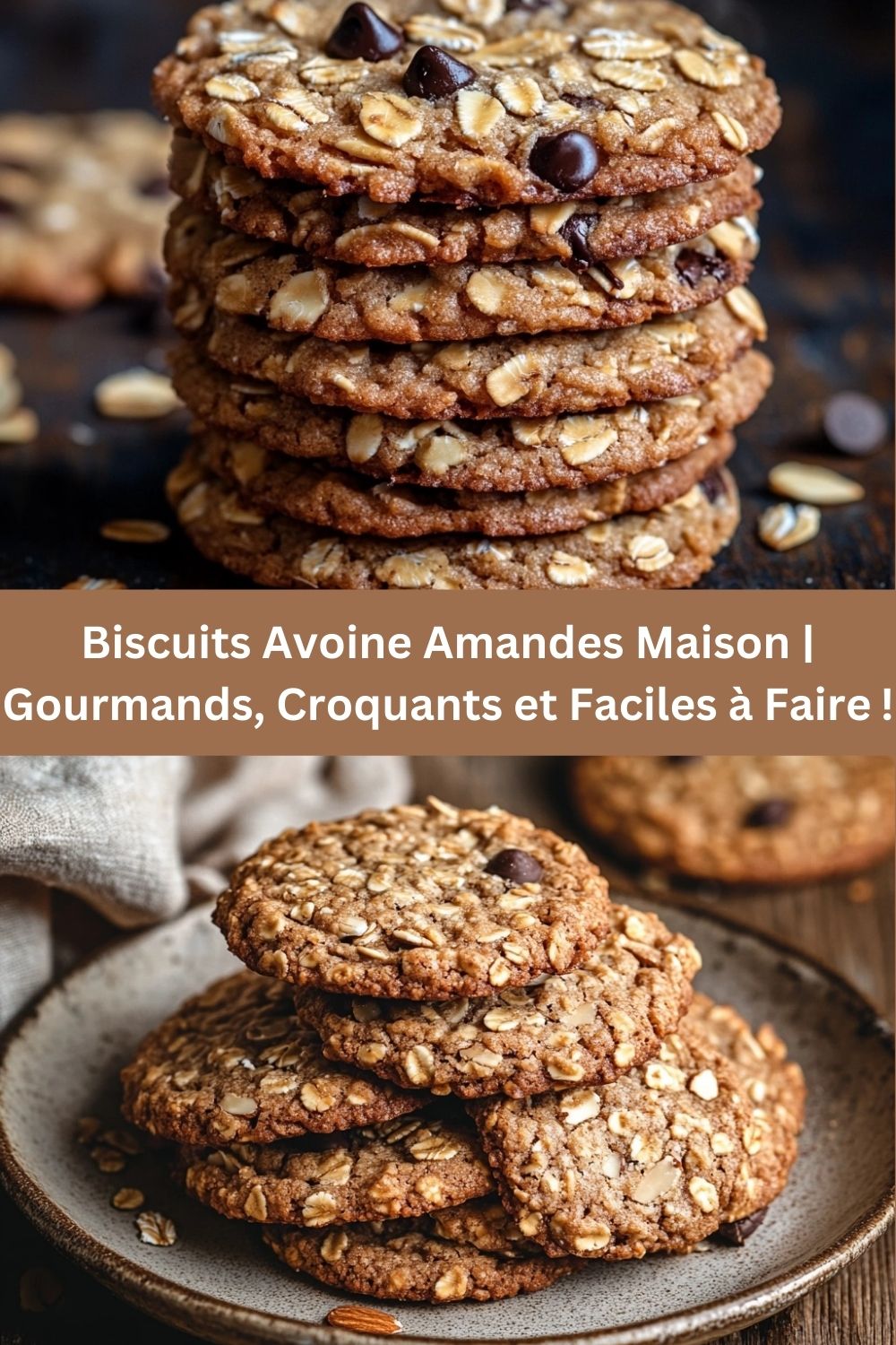 Biscuits Avoine Amandes Maison | Gourmands, Croquants et Faciles à Faire !